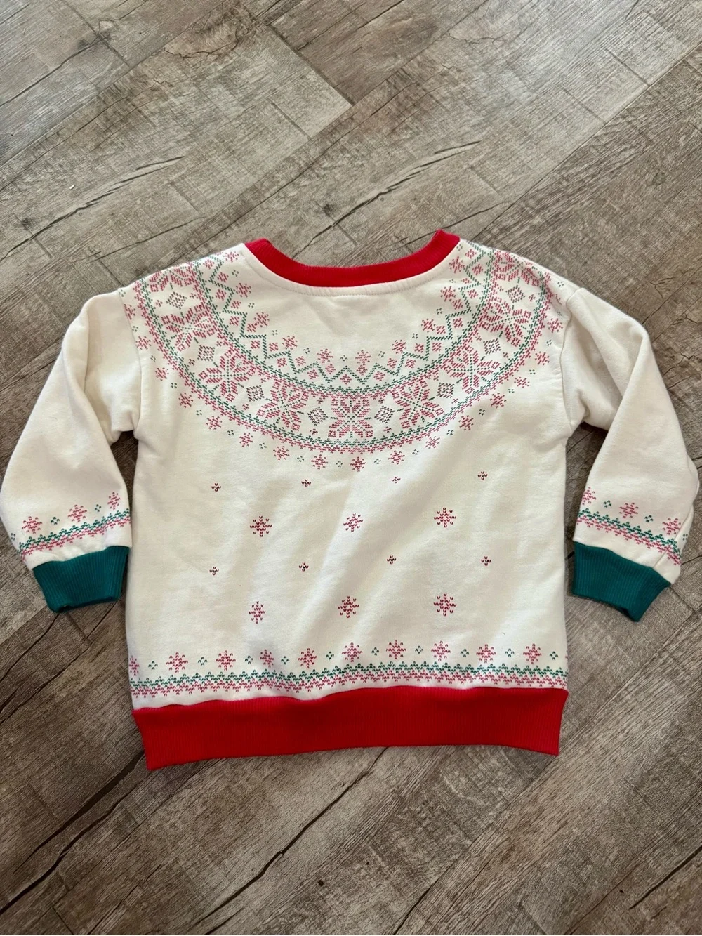Dr. Seuss The Grinch Fair Isle Sweatshirt‎ Toddler 4T Christmas Holiday Sweater